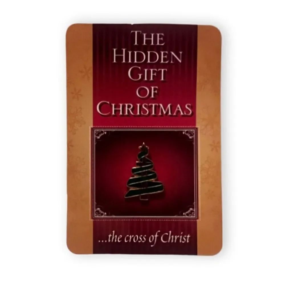 Christmas Tree Pin With Prayer Card - Picture 2 of 3
